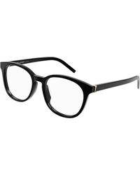 Saint Laurent - Sl M111/F 001 Optical Frames Plastic Squared - Lyst