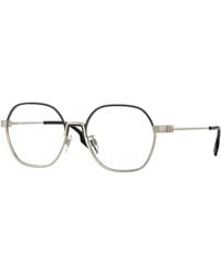 Burberry - Be1379D Winston 1109 Optical Frames Metal Transparent Geometric Normal - Lyst