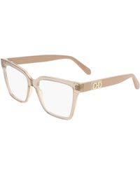 Ferragamo - Sf3060 260 Optical Frames Acetate Squared Normal - Lyst