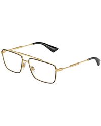 Dolce & Gabbana - Dg1354 1311 Optical Frames Metal Transparent Squared Normal - Lyst