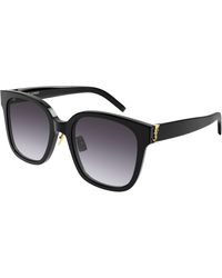 Saint Laurent - Sl M105/F 002 Sunglasses Acetate Cat Eye Normal Shaded - Lyst