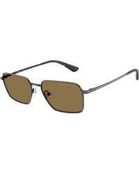 Emporio Armani - Ea2178 344573 Sunglasses Metal Geometric Normal - Lyst