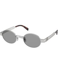 Miu Miu - Mu B51S 21M50Q Sunglasses Metal Round Normal - Lyst