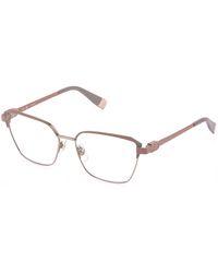 Furla - Vfu995 02Am Optical Frames Metal Squared - Lyst
