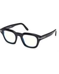 Tom Ford - Ft5542-B 55A Optical Frames Acetate Round Normal - Lyst