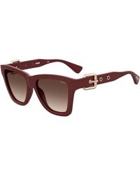 Moschino - Mos131/S Lhf/Ha Sunglasses Injected Butterfly Normal Shaded - Lyst