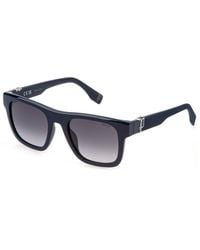 Police - Splq79 Beyond Lite 7 09Ag Sunglasses Injected Smoke Squared Normal Shaded - Lyst