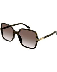 Gucci - Gg1449S 002 Sunglasses Acetate Squared Normal Shaded - Lyst