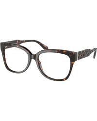 Michael Kors - Mk4091 3006 Optical Frames Acetate Squared Normal - Lyst