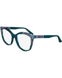 KARL LAGERFELD - Kl6154 434 Optical Frames Acetate Squared Normal Normal - Lyst