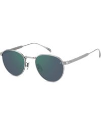 David Beckham - Db 1142/S R81/Mt Sunglasses Titanium Round - Lyst