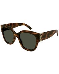 Saint Laurent - Sl M95/F 003 Sunglasses Acetate Cat Eye - Lyst