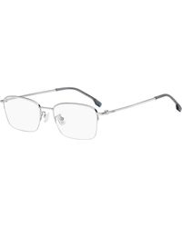 BOSS - Boss 1932/F 010 Optical Frames Titanium Squared Normal - Lyst
