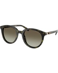 Michael Kors - Mk2227 Big Bend 39433M Sunglasses Acetate Round Normal Shaded - Lyst