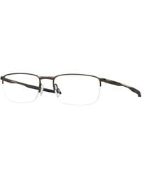 Oakley - Ox3174 Barrelhouse 0.5 317401 Optical Frames Metal Squared Normal - Lyst
