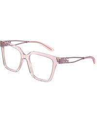 Dolce & Gabbana - Dg3376B 3148 Optical Frames Acetate Transparent Squared Normal - Lyst