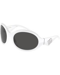 Dolce & Gabbana - Dg6201 331287 Sunglasses Injected Round Normal - Lyst