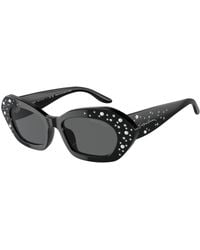 Giorgio Armani - Ar8213Bu 5001B1 Sunglasses Acetate Cat Eye Normal - Lyst