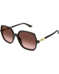 Chloé - Ch0362S 003 Sunglasses Acetate Copper Geometric - Lyst