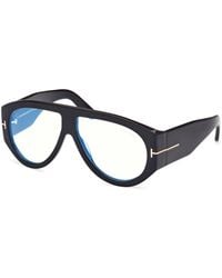Tom Ford - Ft5958-B 001 Optical Frames Acetate Pilot Normal - Lyst