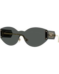 Versace - Ve2276 100287 Sunglasses Metal Geometric Normal - Lyst