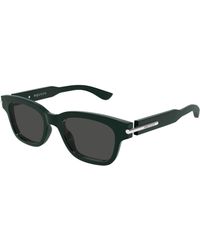 McQueen - Am0497S 004 Sunglasses Acetate Squared - Lyst