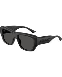 Jimmy Choo - Jc6003U 500187 Sunglasses Injected Squared Normal - Lyst