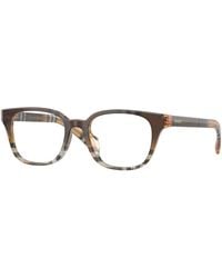 Burberry - Be2462D 4202 Optical Frames Acetate Transparent Squared Normal - Lyst