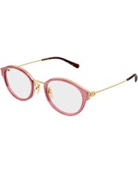 Gucci - Gg1999Oj 003 Optical Frames Acetate Transparent Round - Lyst