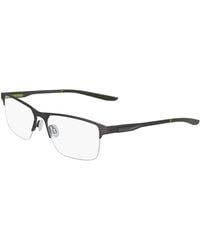 Nike - 8045 076 Optical Frames Metal Squared Photochromatic - Lyst