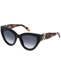 Just Cavalli - Sjc143V 700J Sunglasses Acetate Smoke Butterfly Normal Nuanced - Lyst