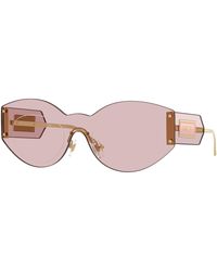Versace - Ve2276 1002/5 Sunglasses Metal Geometric Normal - Lyst