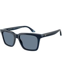 Emporio Armani - Ea4260 63172V Sunglasses Acetate Squared Polarized - Lyst