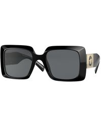 Versace - Ve4405 Gb1/87 Sunglasses Acetate Squared Normal - Lyst