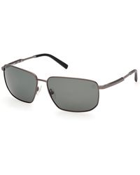Timberland - Tb00010 07R Sunglasses Metal Squared Polarized - Lyst
