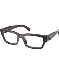 Prada - Pr C02V 17N1O1 Optical Frames Acetate Pillow Normal - Lyst
