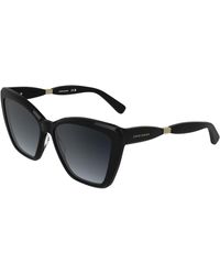 Longchamp - Lo803S 001 Sunglasses Acetate Butterfly Normal - Lyst