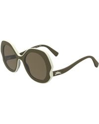 Longchamp - Lo780S 319 Sunglasses Bio-Inject Round Normal - Lyst