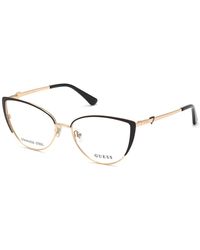 Guess - Gu2813 002 Optical Frames Metal Cat Eye Normal - Lyst