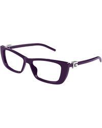 Gucci - Gg1682O 004 Optical Frames Injected Transparent Cat Eye - Lyst