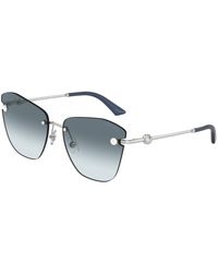 Jimmy Choo - Jc4004Hb 300219 Sunglasses Metal Butterfly Normal Shaded - Lyst