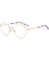 Carolina Herrera - Her 0296 Bia Optical Frames Metal Round Normal - Lyst