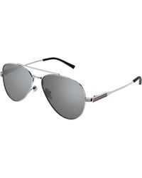Gucci - Gg1874S 002 Sunglasses Metal Pilot - Lyst