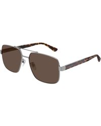 Gucci - Gg0529S 002 Sunglasses Metal Pilot Normal - Lyst