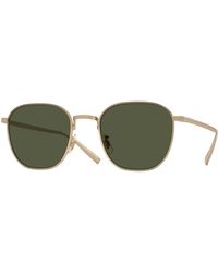 Oliver Peoples - Ov1329St Rynn 503552 Sunglasses Titanium G15 Squared Normal - Lyst