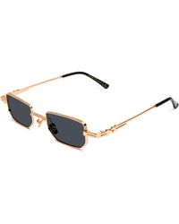Xlab - Ibiza Sunglasses Metal Smoke Squared Polarized - Lyst