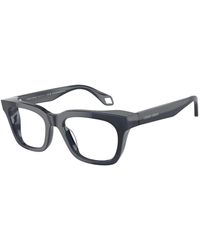 Giorgio Armani - Ar7247U 6043 Optical Frames Acetate Transparent Pillow Normal - Lyst