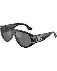 Dolce & Gabbana - Dg4499 501/6G Sunglasses Acetate Pilot Mirrored - Lyst