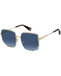 Marc Jacobs - Mj 1008/S 06J/Gb Sunglasses Metal Squared Shaded - Lyst