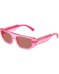 Dolce & Gabbana - Dg6203 314875 Sunglasses Injected Squared Normal - Lyst